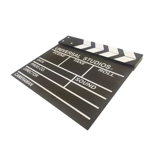 Claquete Placa Quadro Decorativo Criativo Estúdio Cinema Quarto Sala Decora Festa Filmagem