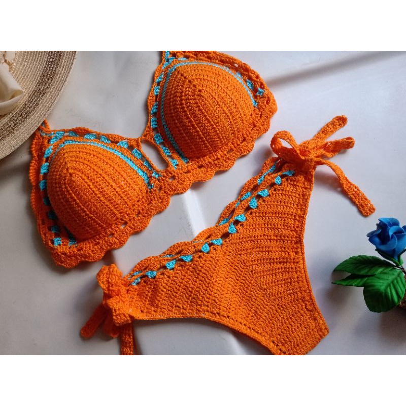 Biquíni de Crochê Sereia