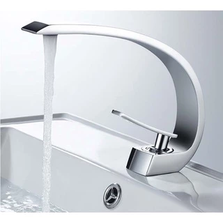 Torneira Lavatorio Banheiro Cascata Misturador Monocomando 105 Cromado Luuk Young