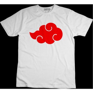 Camiseta akatsuki nuvem vermelha masculina personalizada