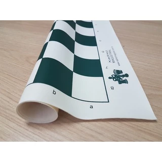 Tabuleiro de Xadrez em Curvim Flexível/Dobrável - casas de 5cm