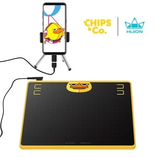 MESA DIGITALIZADORA HUION INSPIROY HS64-Chips em Oferta na Shopee