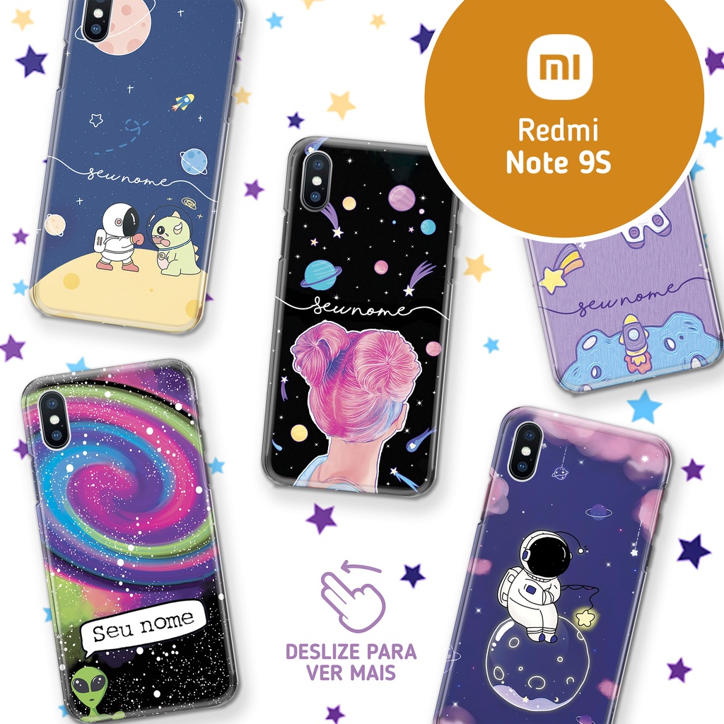 Capa - Xiaomi Redmi Note 9S - Astronauta Space