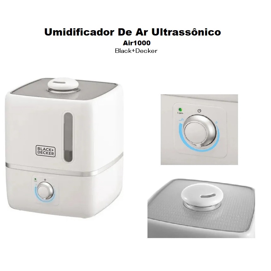 Umidificador De Ar Ultrassônico Black E Decker - Air1000