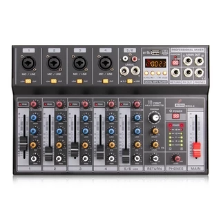 Mesa de som e interface USB Arcano MINIA-6 bluetooth