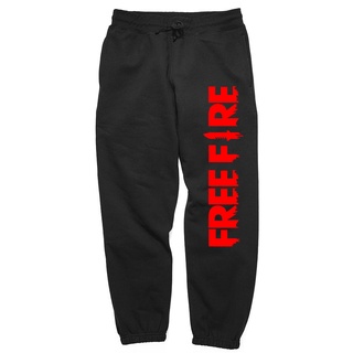 Calça Infantil Menino Free Fire Moletom Jogger com Bolso