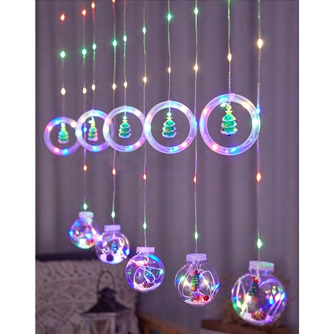 Cortina Cascata 135 Leds Figura Natalina Bivolt 3m Bivolt