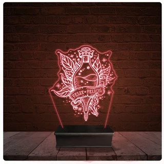 Abajur Luminária Acrílico Led - Poção Da Sorte Harry Potter
