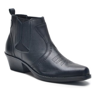 Bota Masculina Country Texana Cano baixo Couro Legítimo Cla Cle PROMO