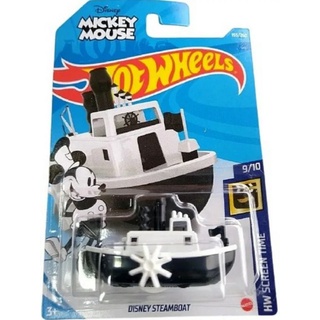 Hot Wheels Disney Steamboat - Barco Barquinho Mickey Mouse