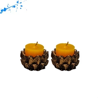 Kit Castiçais e Incensarios Flor de Lotus