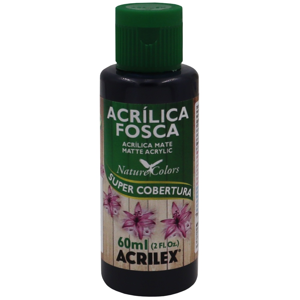 Tinta Acrílica Preto Acrilex (60ml)