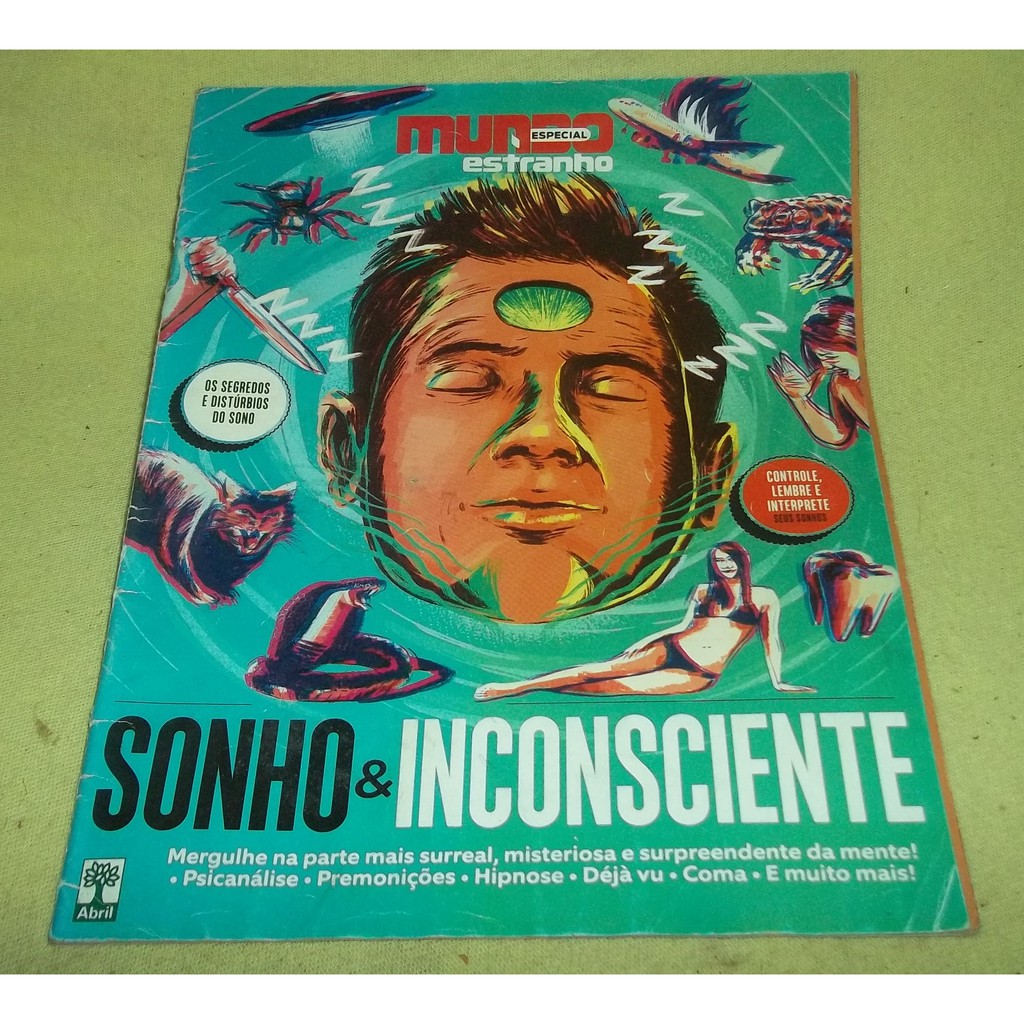 Revista Mundo Estranho Especial Abril De Sonho Inconsciente Shopee Brasil