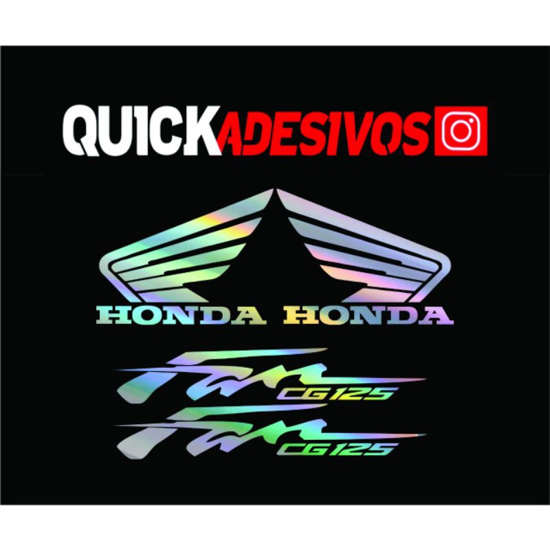 Kit Adesivos Titan 160 Holografico 244 Completo 2022/23 - Escorrega O Preço - Foto 6