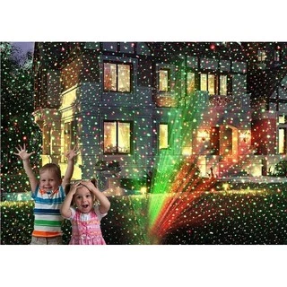 Refletor Espeto Show Jardim Natalino Para Casa Bivolt Led Pisca Natal Decoração