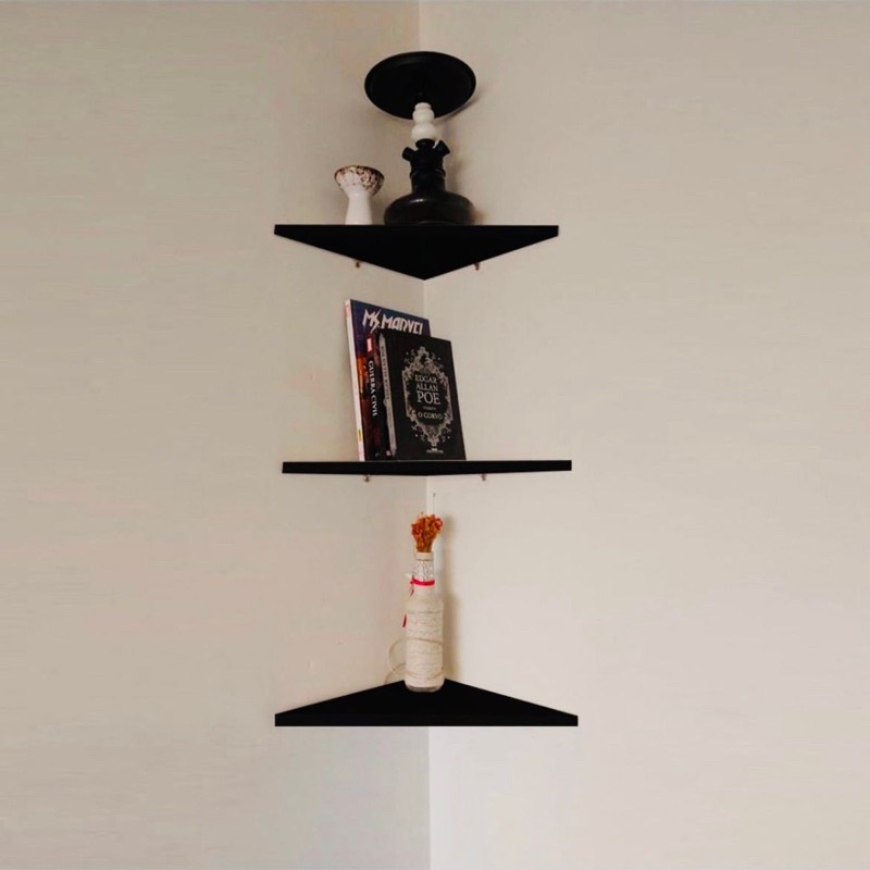 KIT TRIO CANTO PRATELEIRAS DE CANTO MDF | Shopee Brasil