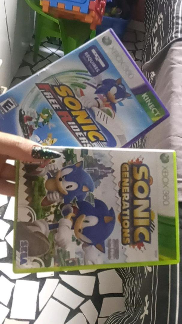 Jogo Sonic Generations para Vídeo Game Xbox 360, Brinquedo Xbox360 Usado  81048406