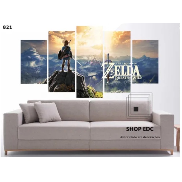 Quadro Decorativo Link Zelda