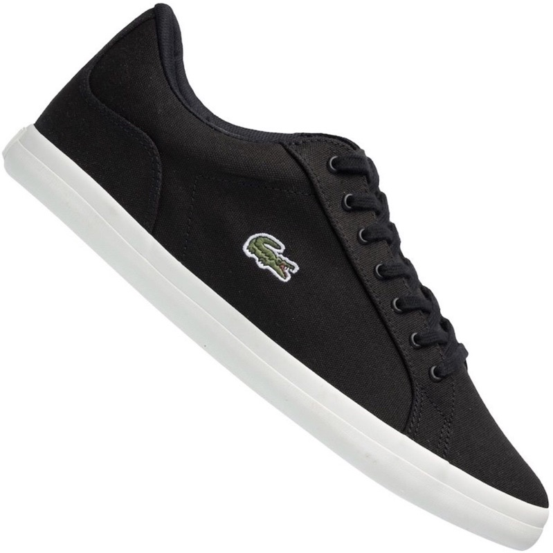 Lacoste best sale tenis preto