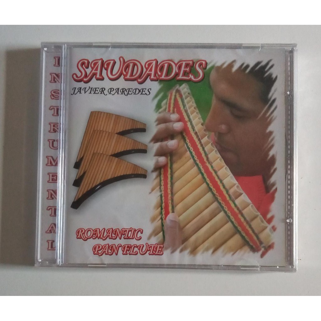 Cd Saudades Romantic Pan Flute Instrumental Flauta de Pan Javier