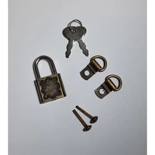 2 Kits Cadeado para Diário / Cartonagem / Caixas