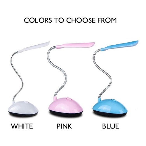 Mini Luminaria de Mesa Flexivel Sem Fio Led Leve Dobravel Portatil Leitura