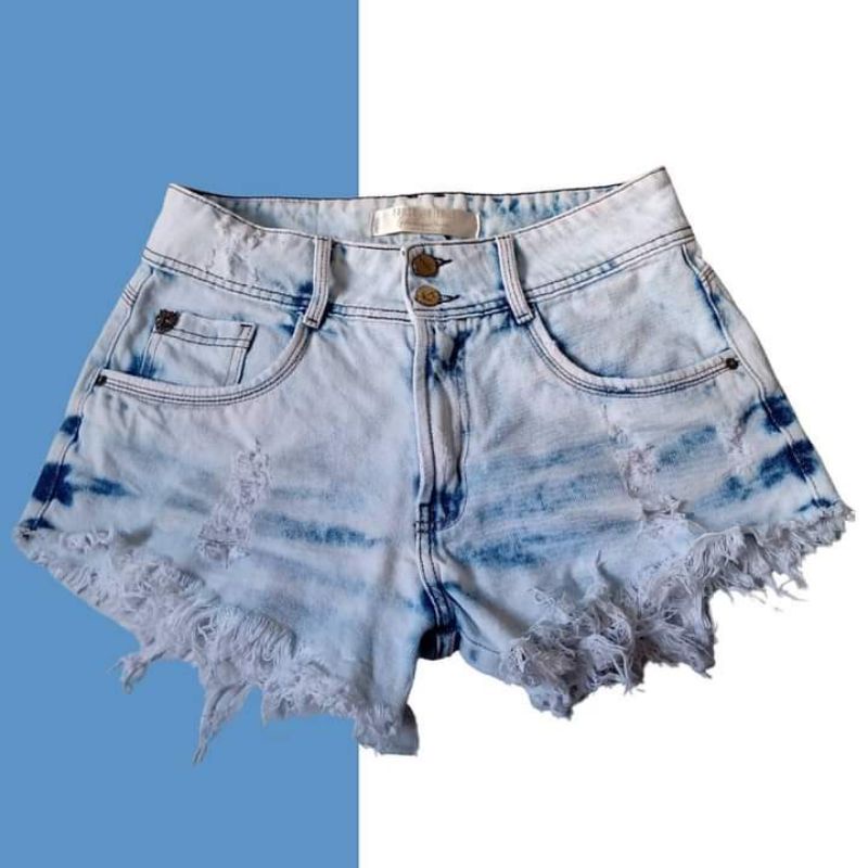 Shorts jeans best sale lança perfume