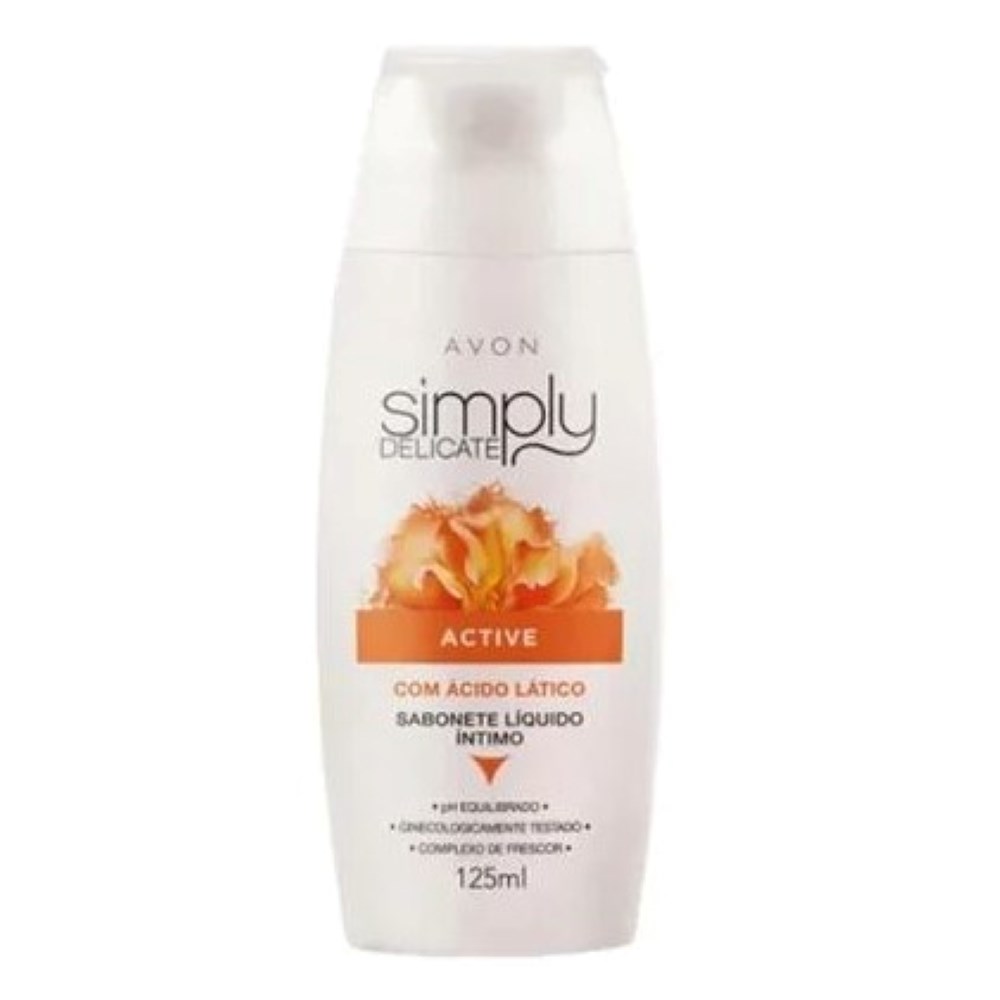 Sabonete Líquido Simply Delicate Active 125ml - Avon | Shopee Brasil