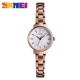 SKMEI 1410 Relógio moderno de quartzo para senhora à prova d