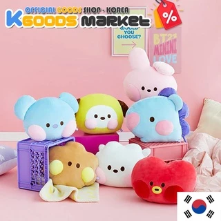 BTS BT21 BT21 Minini Linha Almofada Cabeça Grande Amigos Oficial Bens