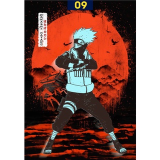 Placa Decorativa Naruto Desenho (14,8x21cm A5)