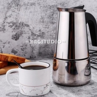 Cafeteira Italiana inox - 6/9 Xícaras