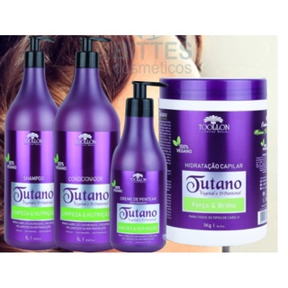 KIT TUTANO VEGANO (SHAMPOO+CONDIC.+MASCARA+CREME) TOOLOON