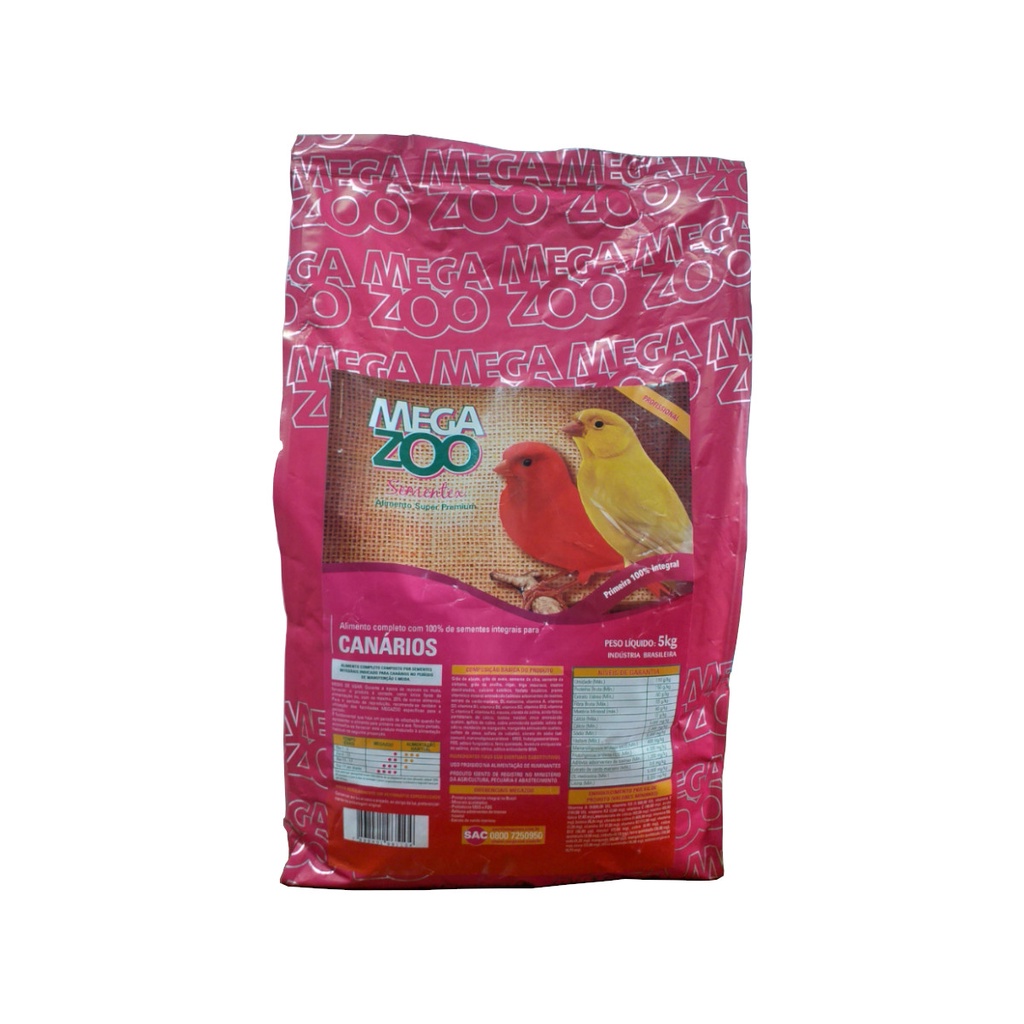 Ração Sementex Megazoo - 5kg Semente Integral | Shopee Brasil