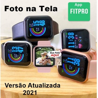 Relógio Smartwatch D20 y68 pressão arterial batimento cardíaco Moderno e Confortável