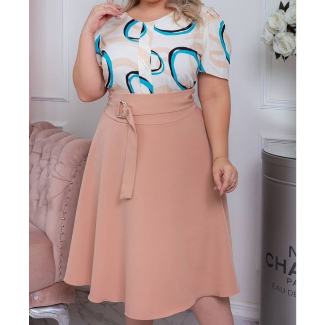 Saia gode store longa plus size