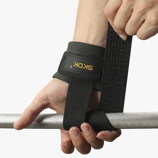 Levantamento de peso Correia de aperto de mão Correia de pulso Power Belt Pulseira Esportiva Ginásio Treinamento de levantamento de peso Equipamento de proteção Correia de apoio de pulso preta