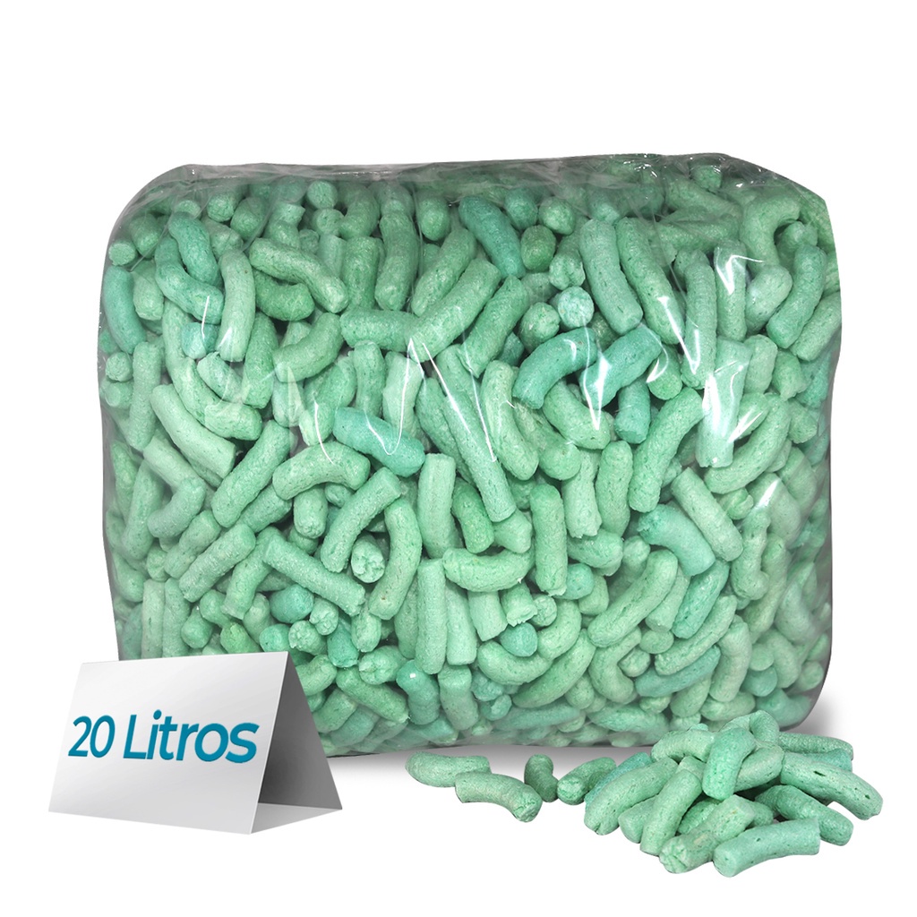 Flocos De Protecao Preenchimento De Caixa Tipo Isopor 20l