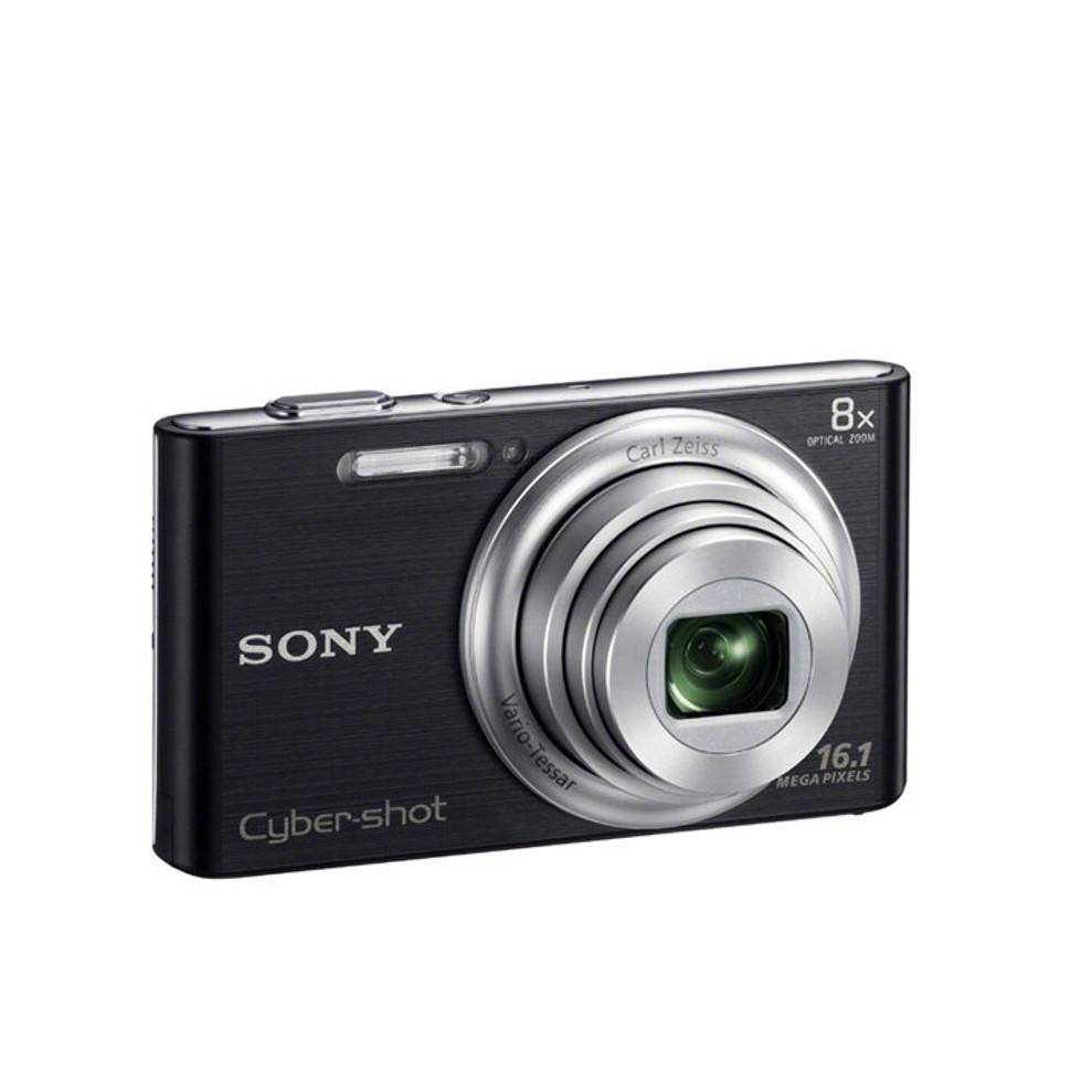 Câmera Digital Sony Cyber-shot DSC-W730 Preta com 16.1 MP - Zoom Óptico de 8x - LCD de 2,7" - Foto Panorâmica 360º - Vídeos HD + Cartão SD de 8GB (Usado)