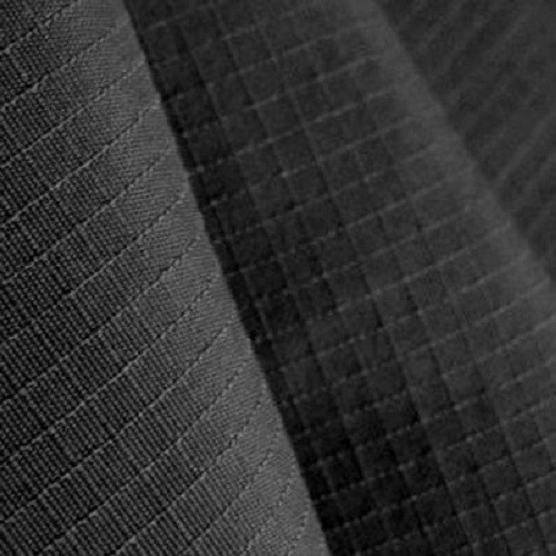 1 Metro De Tecido Preto Rip Stop