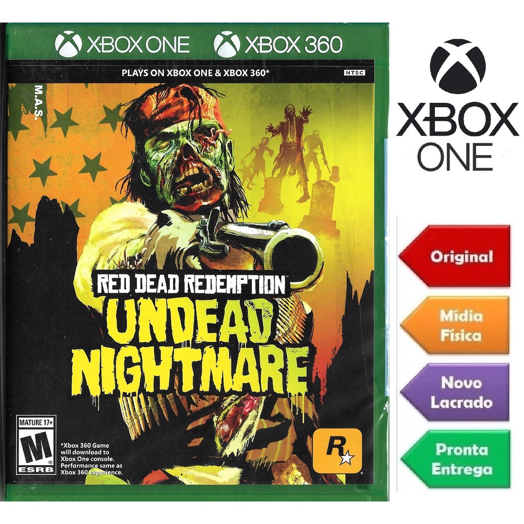 Red Dead Redemption: Undead Nightmare - XBOX ONE/XBOX 360 - NOVO E LACRADO!