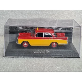 Taxi Austin Cambridge - Hong Kong 1964 Taxis Do Mundo Deagostine 1:43 Case De Acrílico