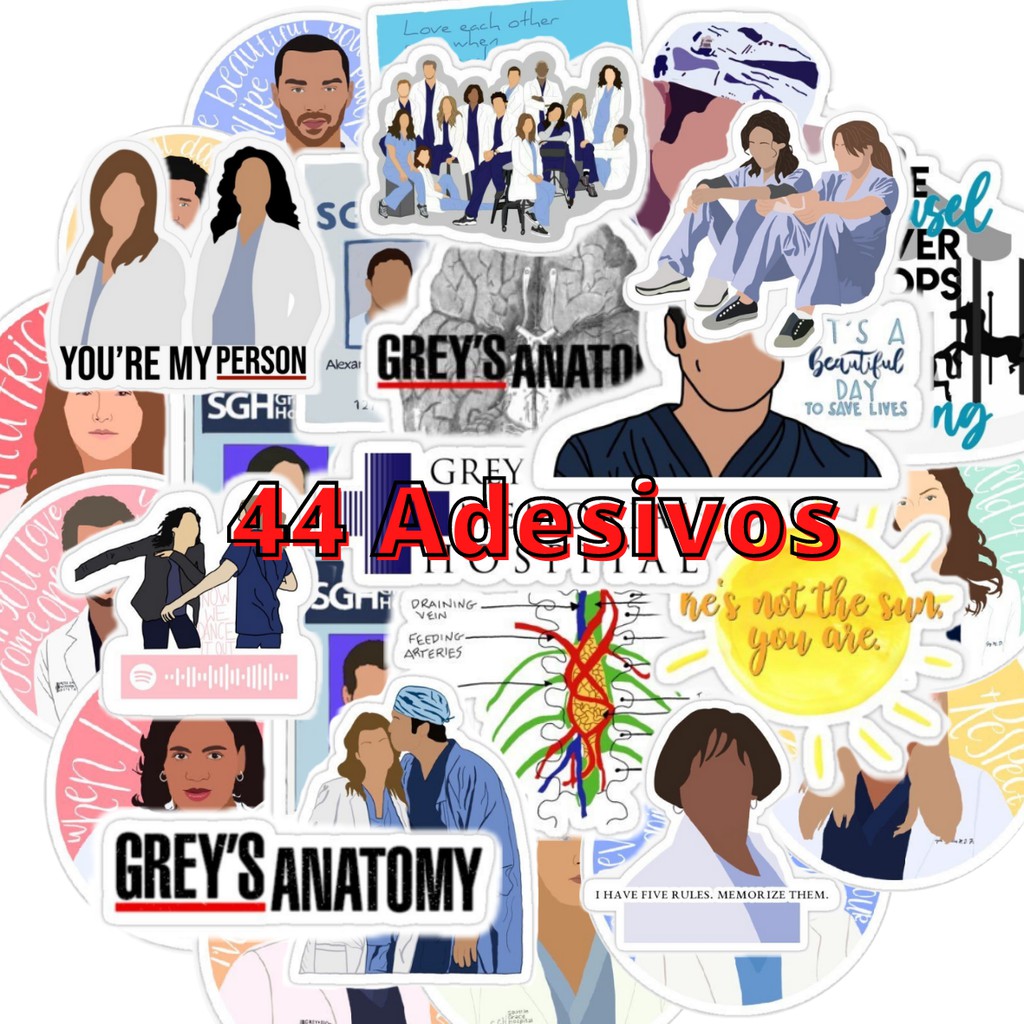 Adesivos Grey's Anatomy