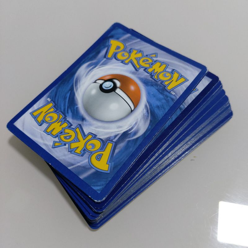 Lote Pack 100 Cartas Pokémon Usadas Nenhuma Repetida
