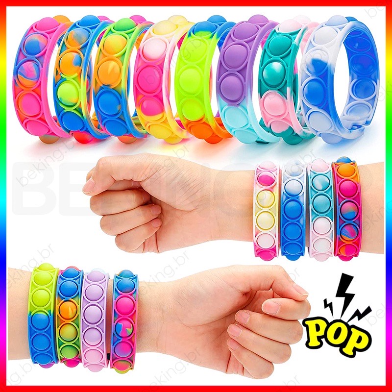 Pulseira Fidget Pop It