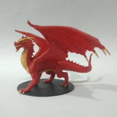 Miniatura RPG - Dragão Vermelho Jovem/Adulto