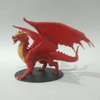 Miniatura RPG - Dragão Vermelho Jovem/Adulto