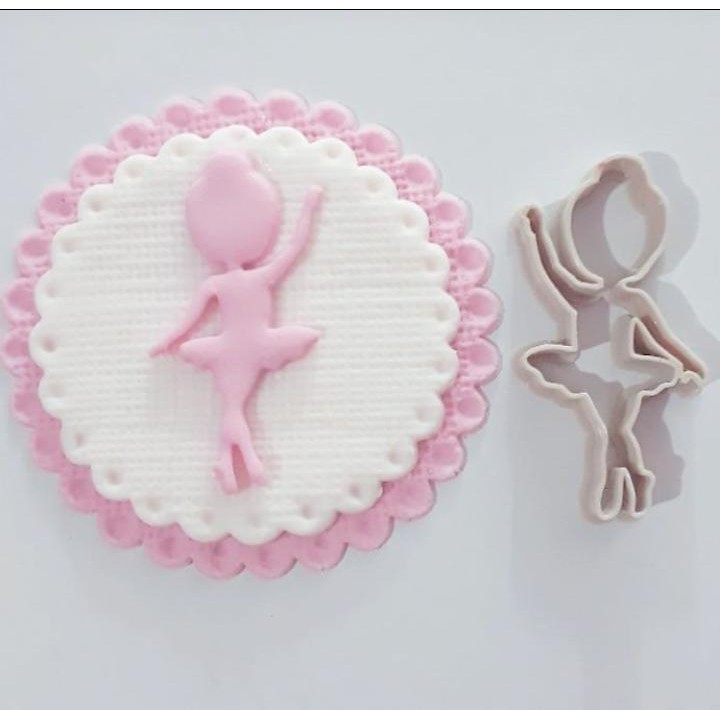 Cortador bailarina 5cm para pasta americana Shopee Brasil