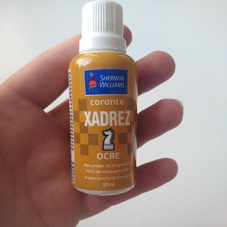 Corante Pigmento Liquido Xadrez 50ml Cx 6 Unidades Multcores