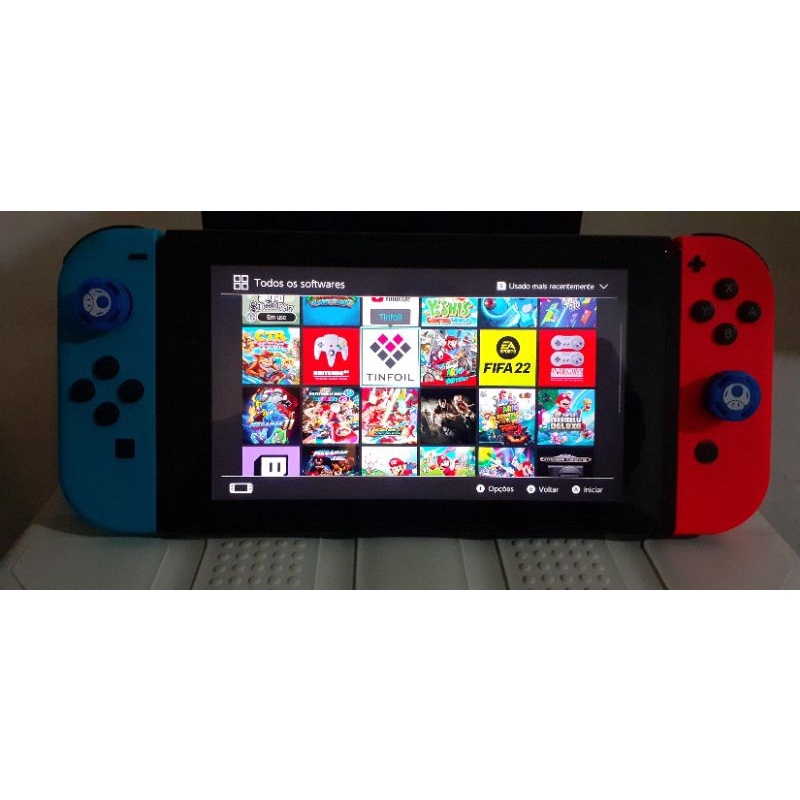Nintendo Switch V1 Patched Na Caixa - Escorrega o Preço